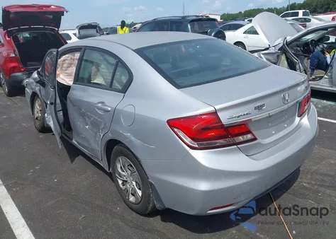 2015 Honda Civic Lx из США, поврежденный, VIN 19XFB2F54FE050564